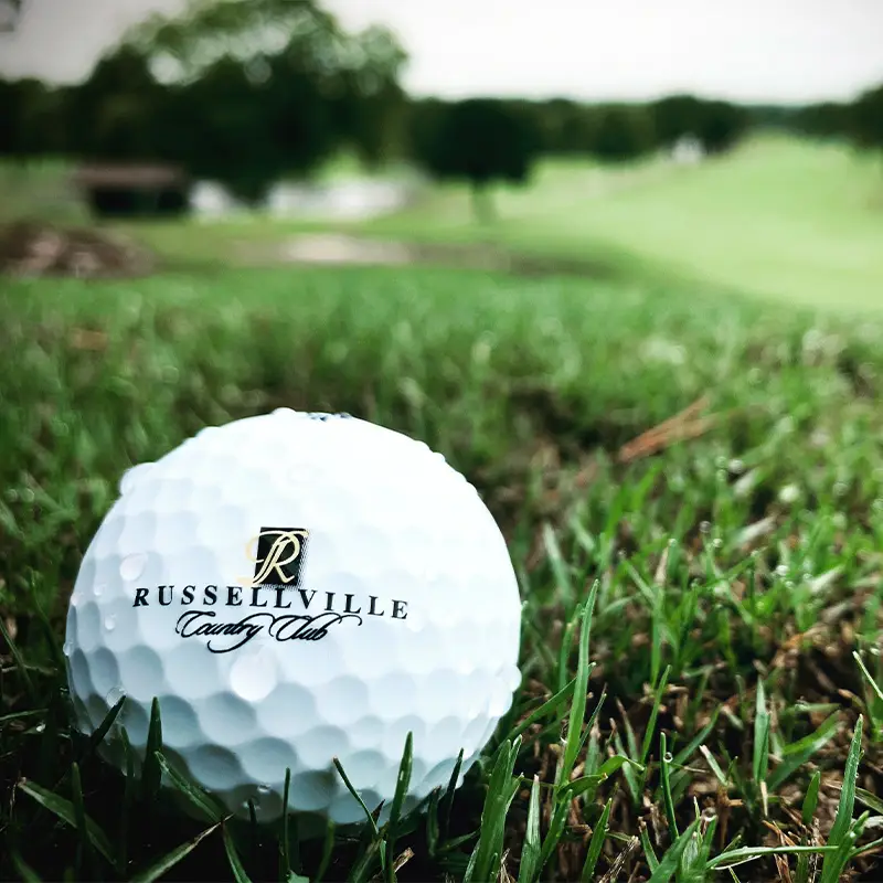 russellville country club ar golf ball